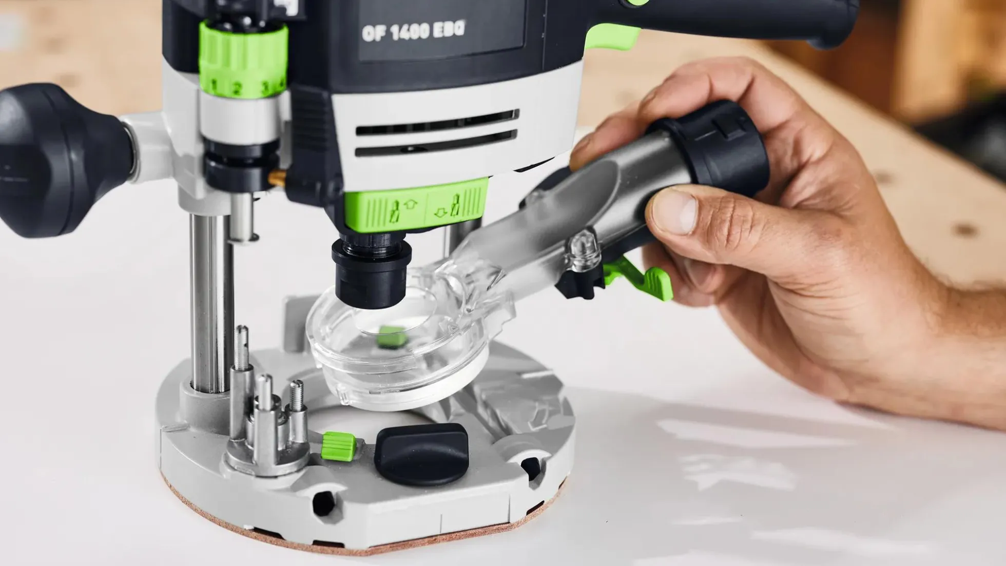 Festool Absaughaube mit Lichtmodul LM-OF 1400