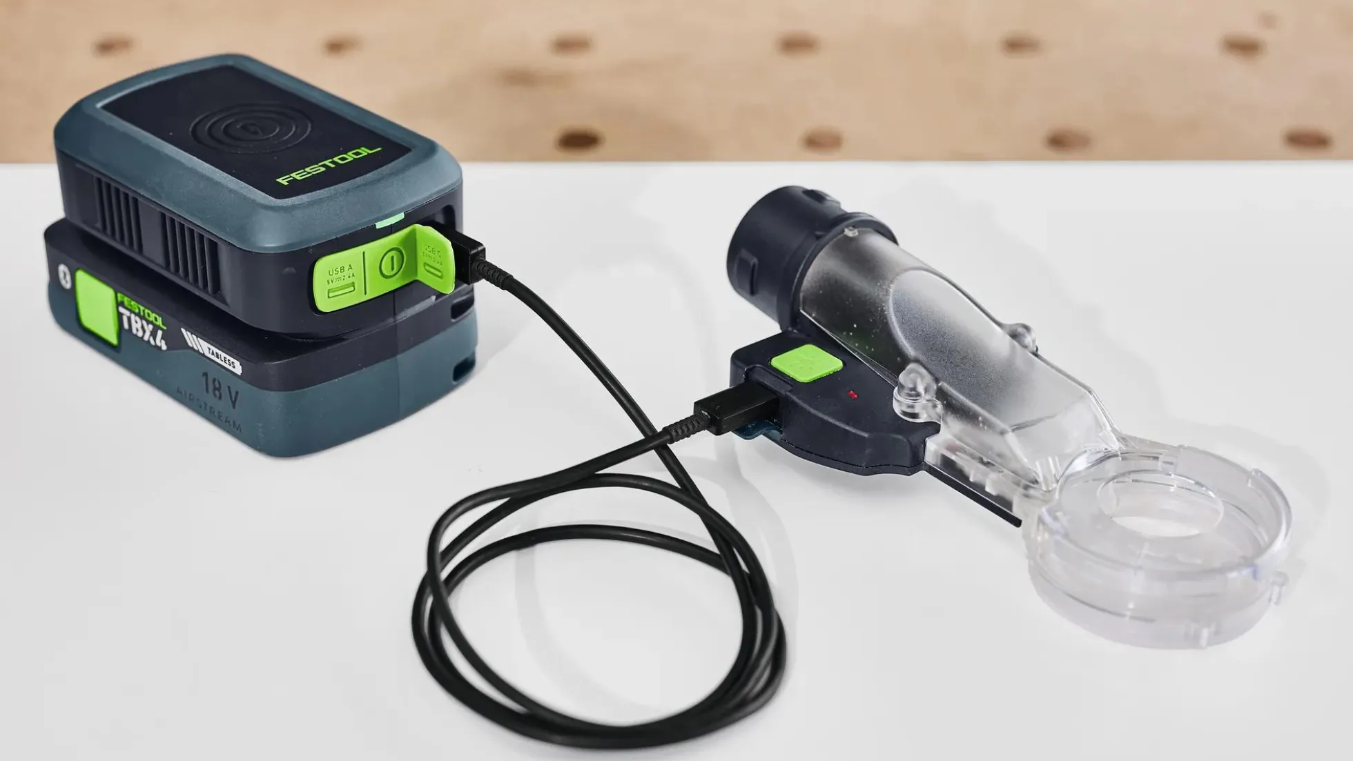 Festool Absaughaube mit Lichtmodul LM-OF 1400