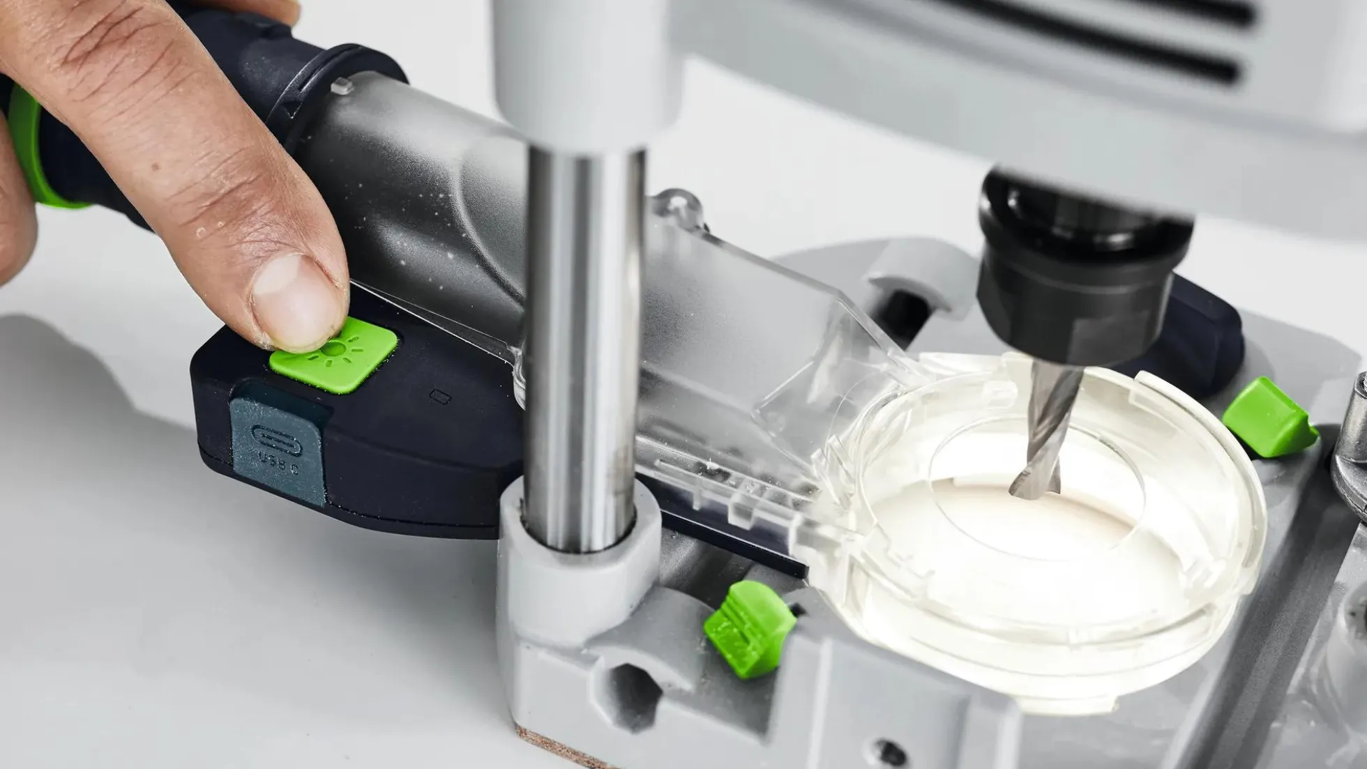 Festool Absaughaube mit Lichtmodul LM-OF 1400