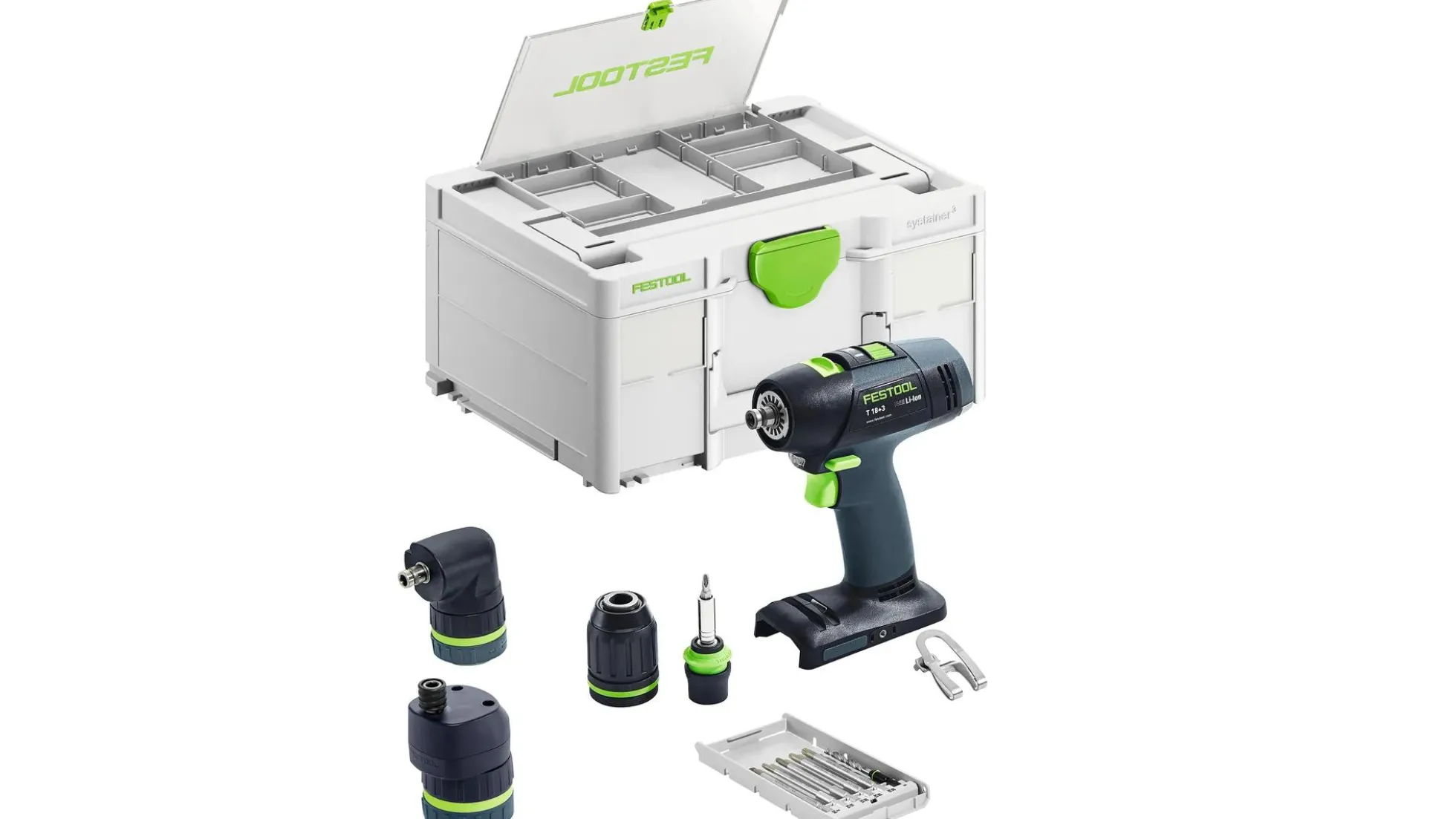 Festool Akku-Bohrschrauber T18+3 Basic-Set