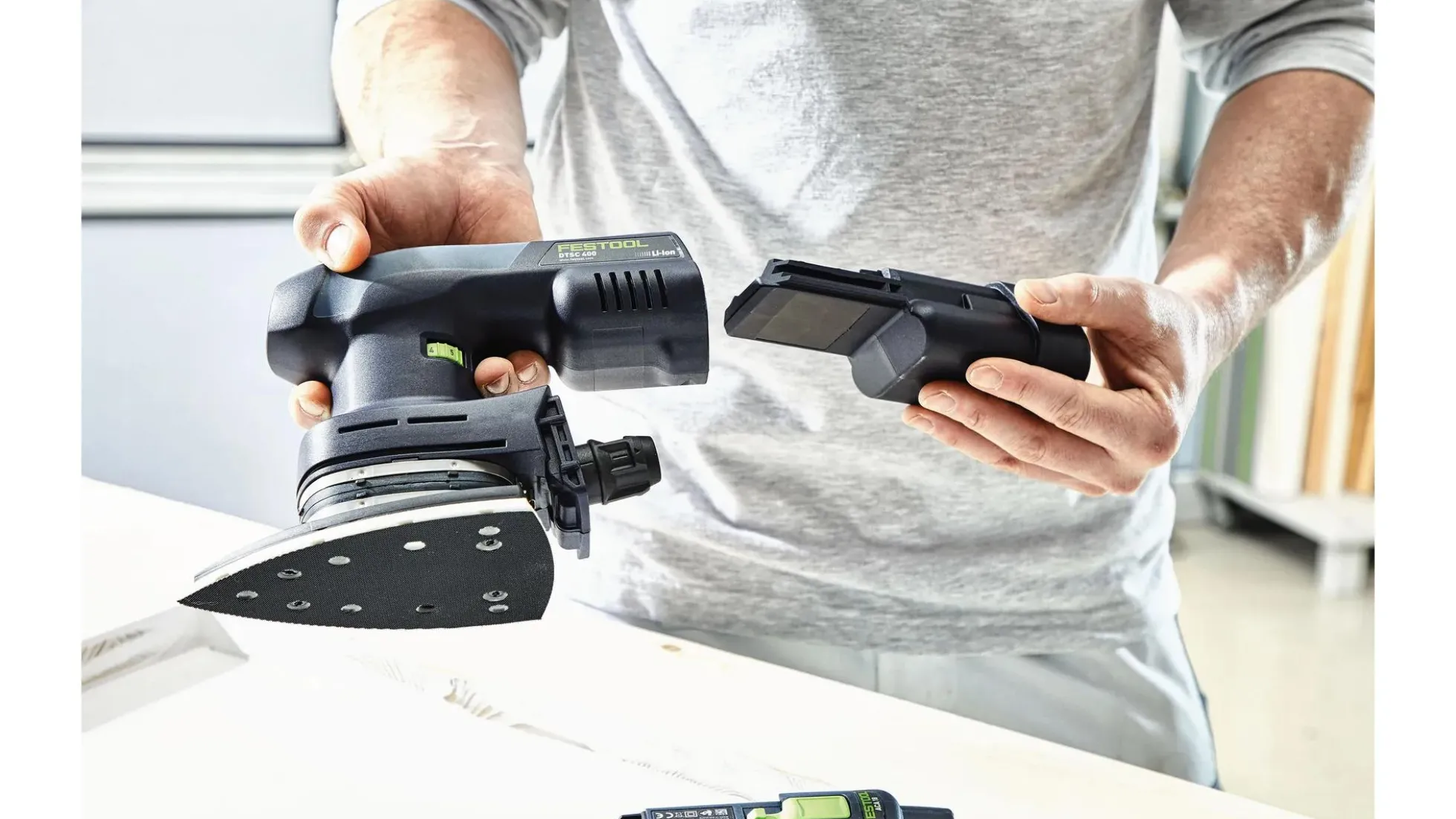 Festool Akku-Deltaschleifer DTSC 400-Basic