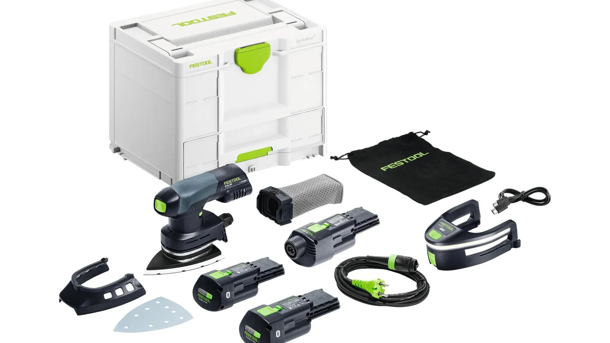 Festool Akku-Deltaschleifer DTSC 400 3,0 I-Set