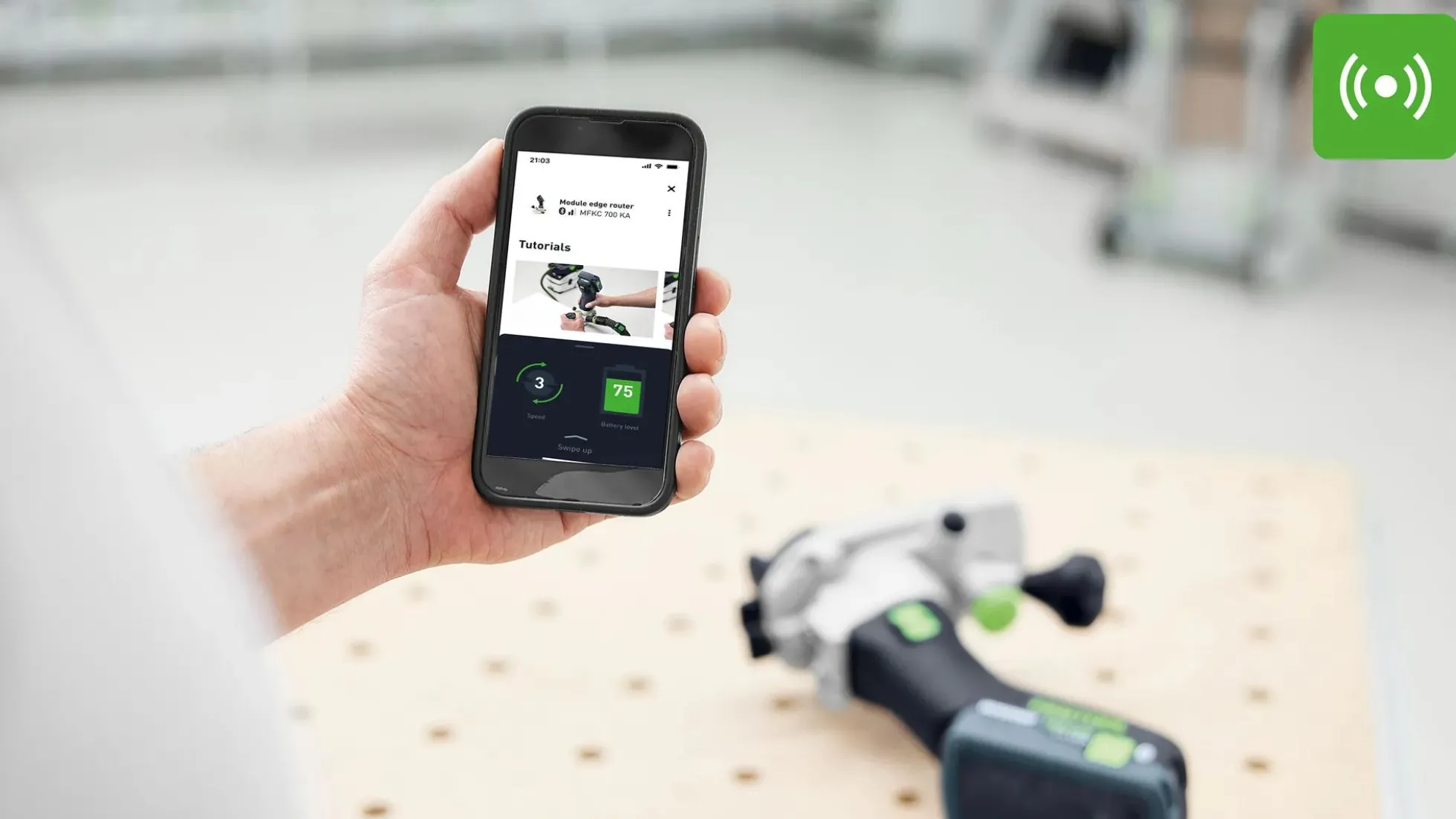 Festool Akku-Modul-Kantenfräse MFKC KA 700 EB-Basic