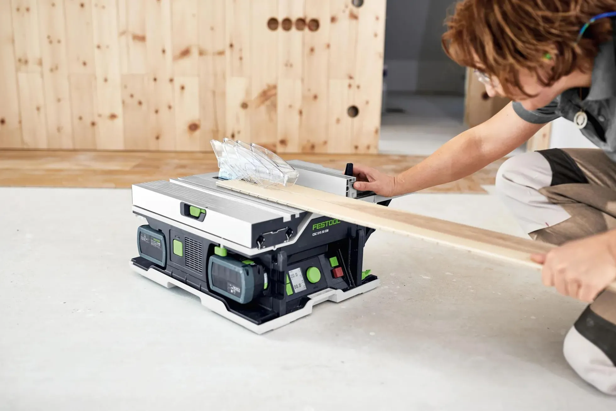 Festool Akku-Tischkreissäge CSC SYS 50 EBI-Basic