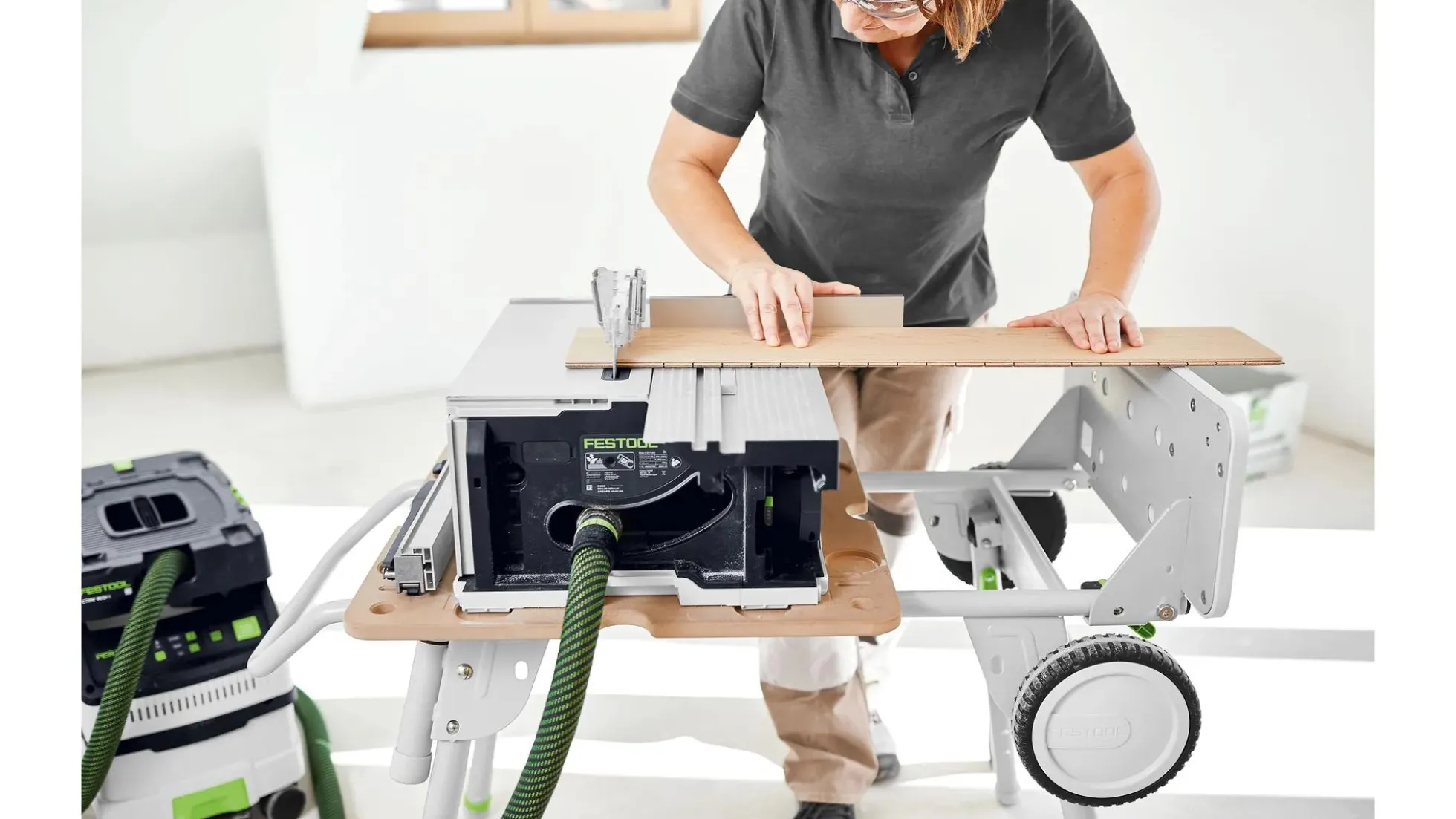 Festool Akku-Tischkreissäge CSC SYS 50 EBI-Basic