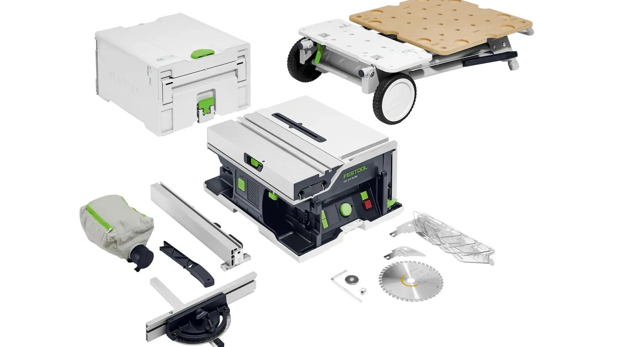 Festool Akku-Tischkreissäge CSC SYS 50 EBI-Basic-Set