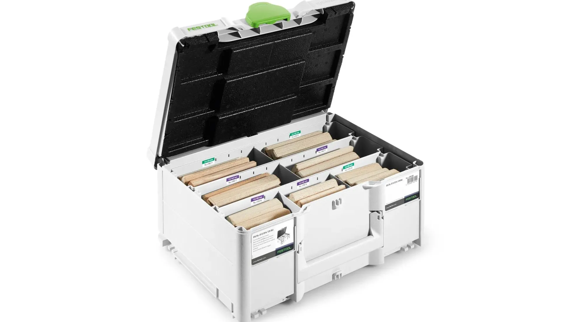 Festool DOMINO XL Buche Sortiment DS/XL D12/D14 128x BU