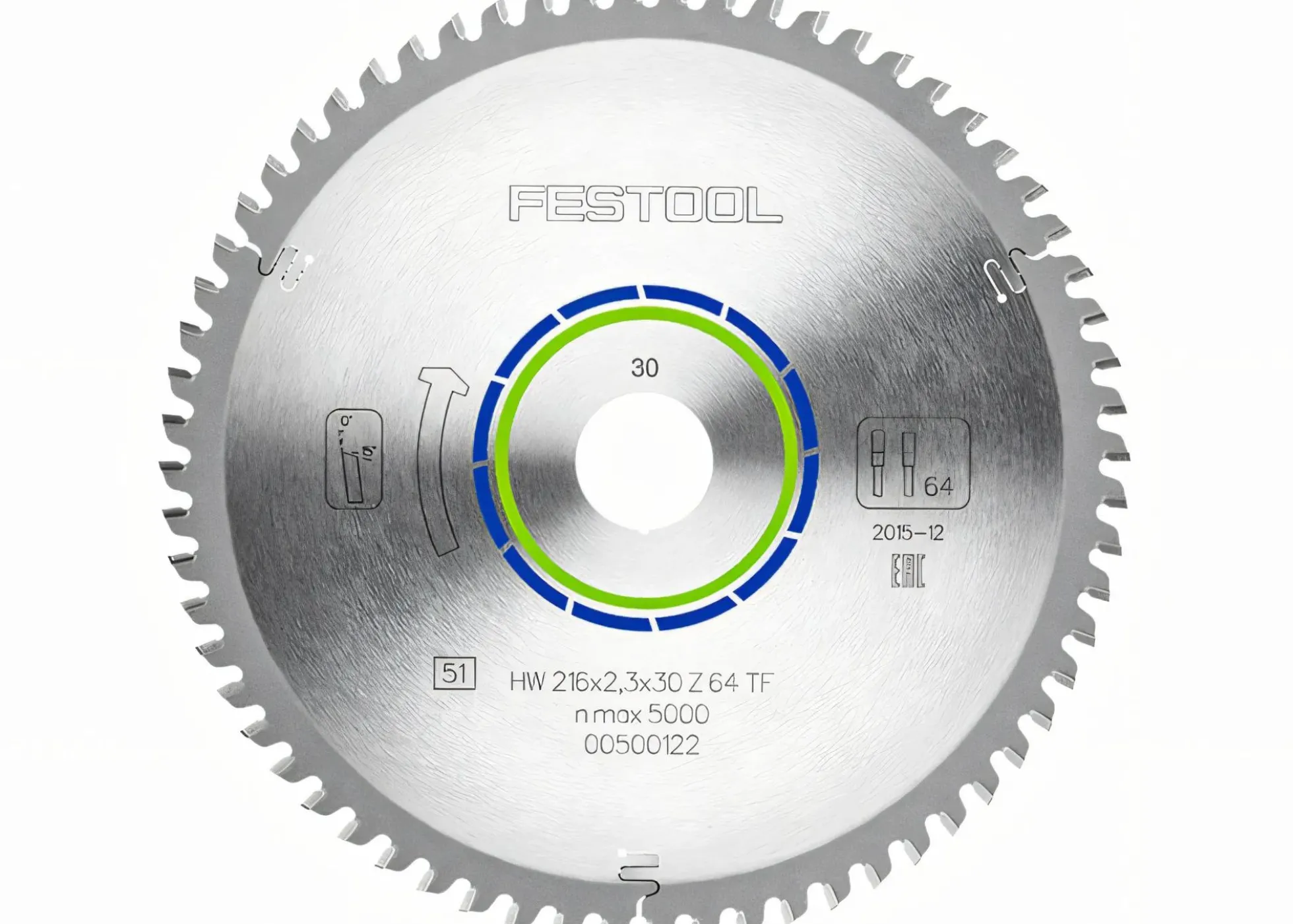 Festool Kreissägeblatt ALUMINIUM/PLASTICS HW 216x2,3x30 TF64