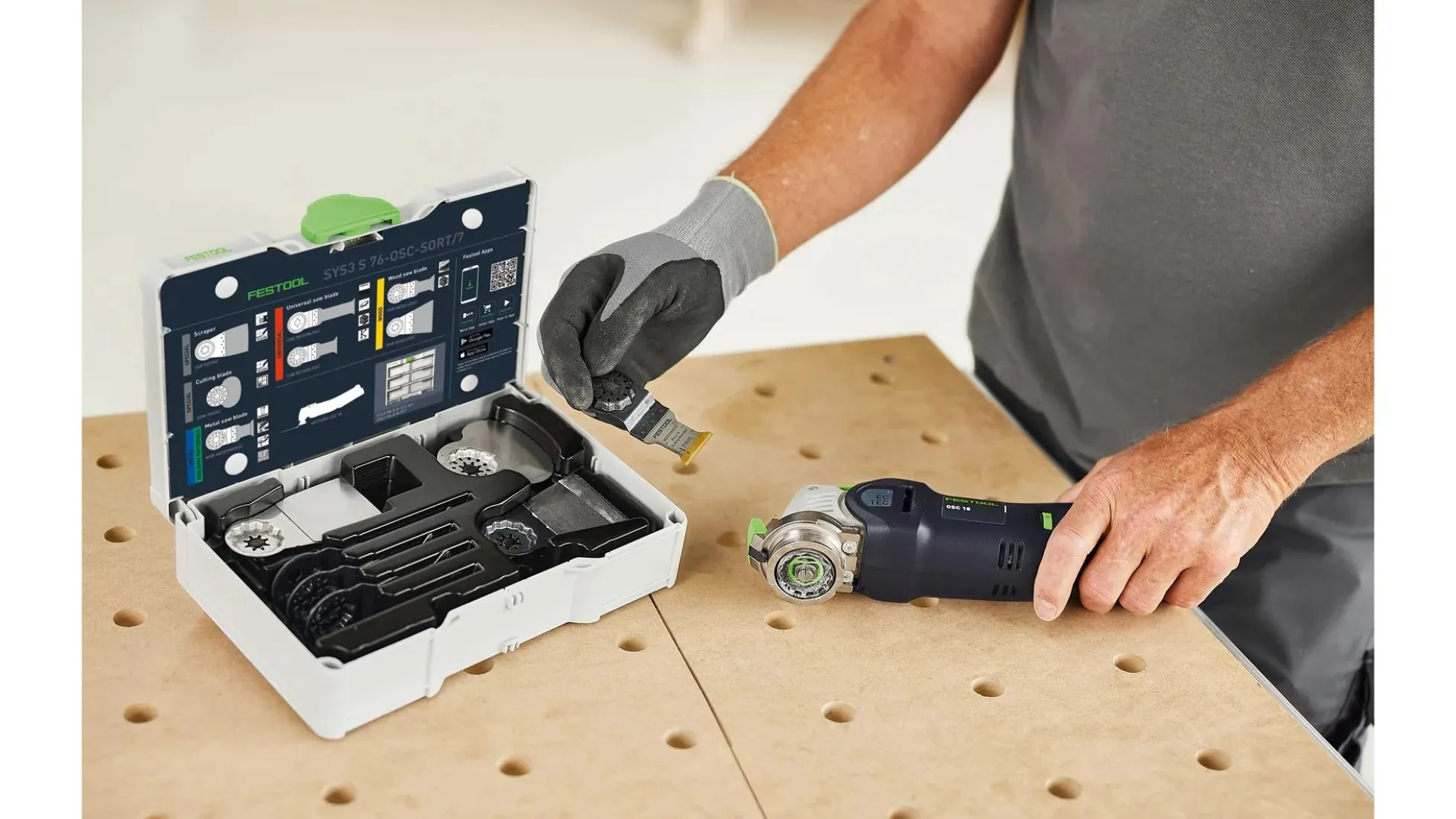 Festool Oszillierer-Sägeblatt-Set SYS3 S 76-OSC-SORT/7