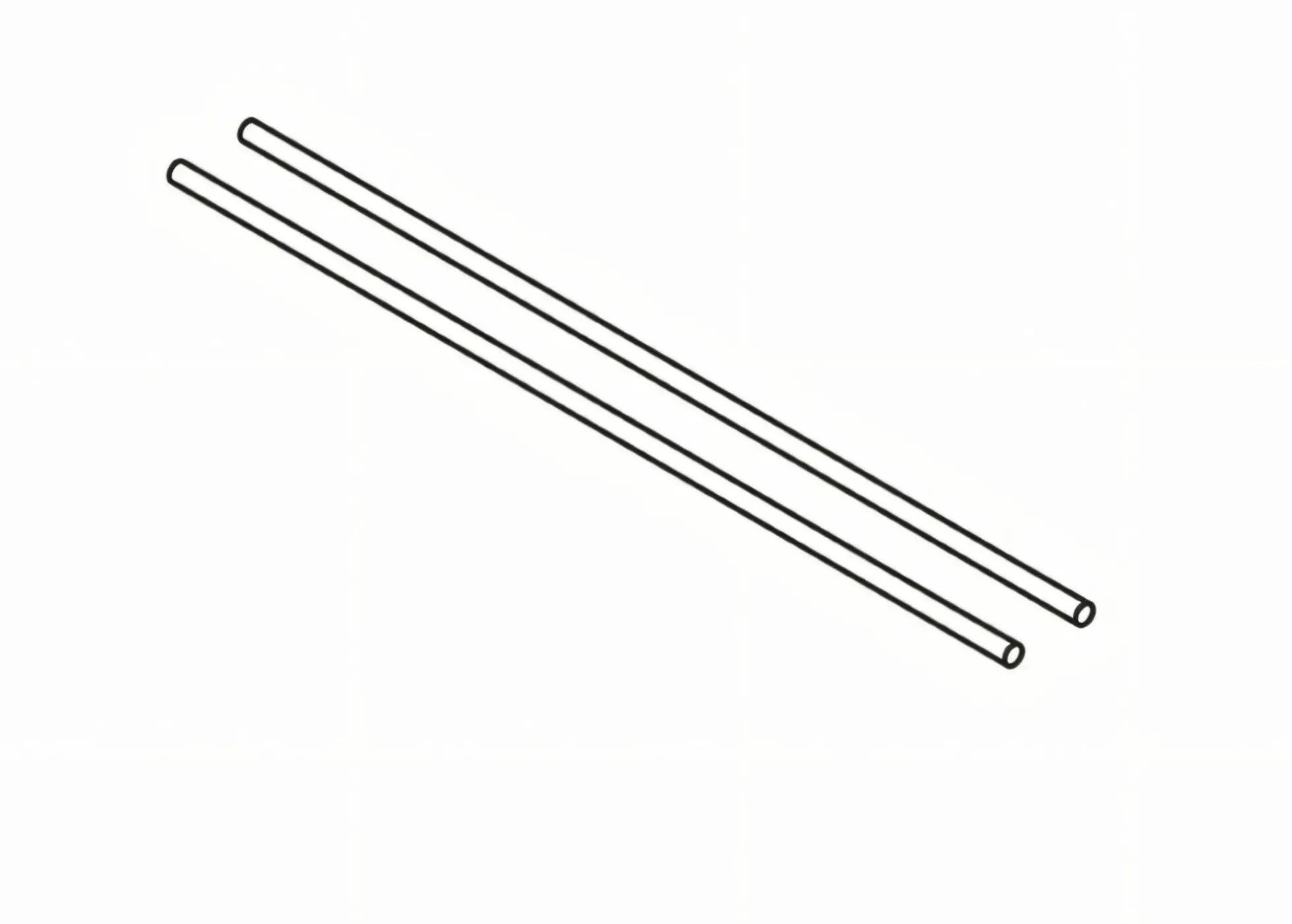 2 Führungsstangen D 8 für FMR3000