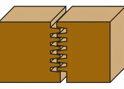 Finger-Verleimfräser mit Anlauflager D 39,7 mm