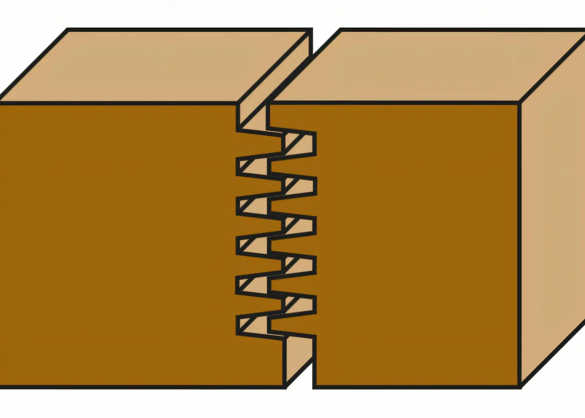 Finger-Verleimfräser mit Anlauflager D 39,7 mm