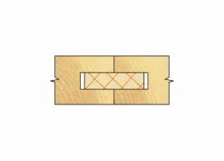 Flachdübelfräser HW (HM) mit 3 Kugellager Z2