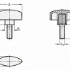 Flügelschraube M6 - 4 Stück
