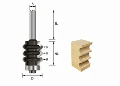 Formfräser konkav