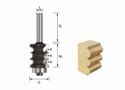 Formfräser konvex
