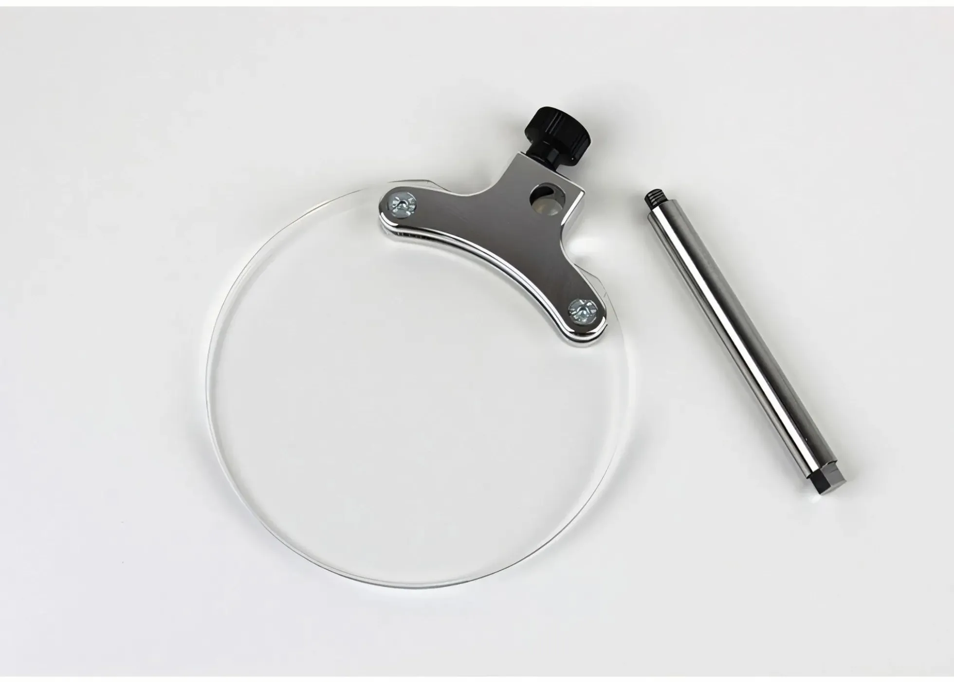 Freifräsanschlag mit Schutzschild