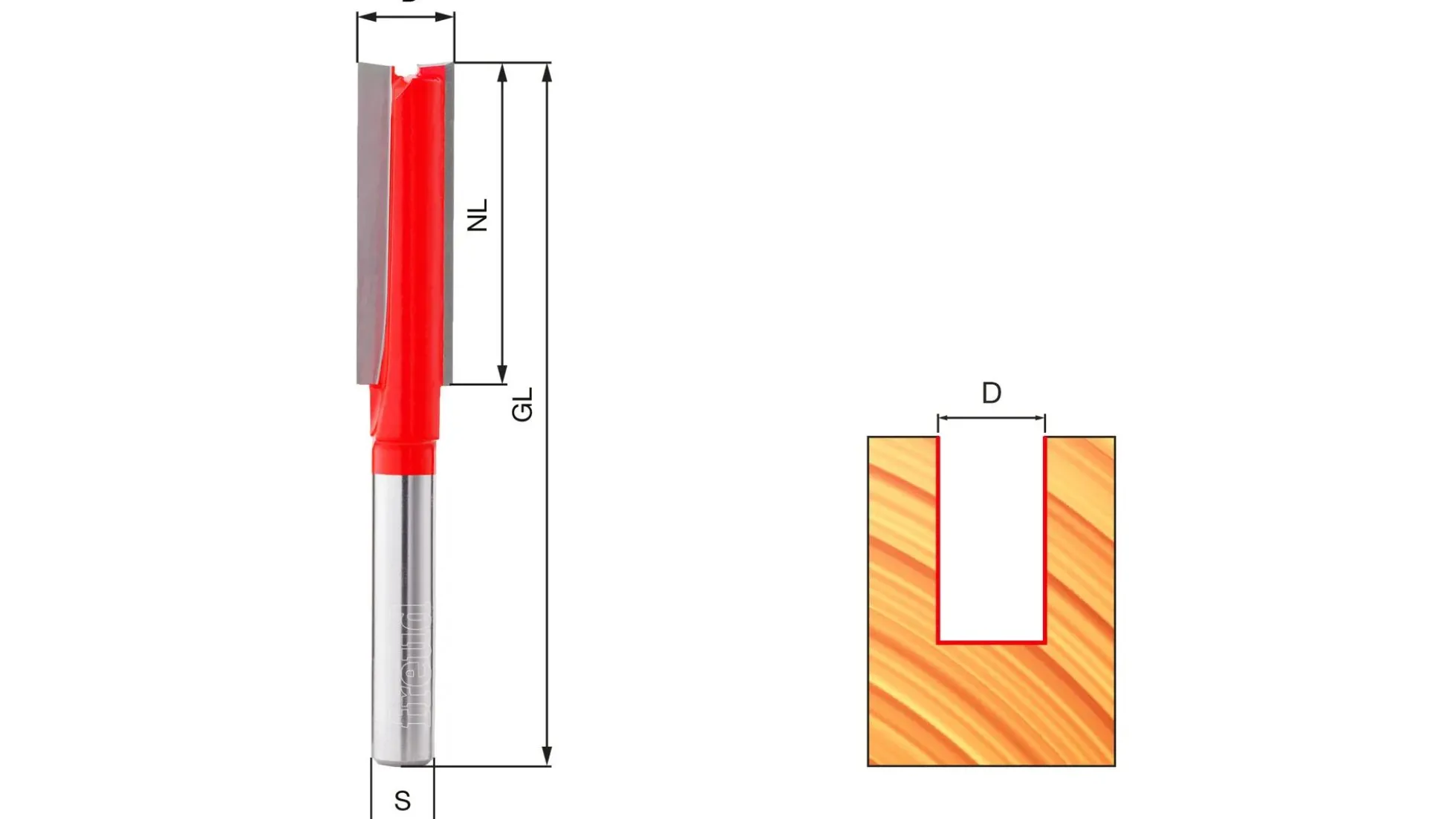 freud Nutfräser HW (HM) D14 S8 Z2