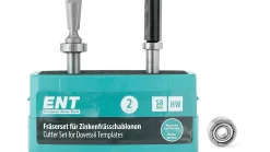 Fräser-Set, 2-tlg. für ENT Zinkenfrässchablone