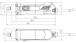Fräsmotor AMB 1400 FME-P ER20