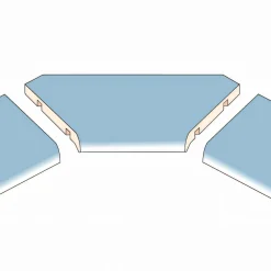 Frässchablone für Arbeitsplatten-Verbindungen