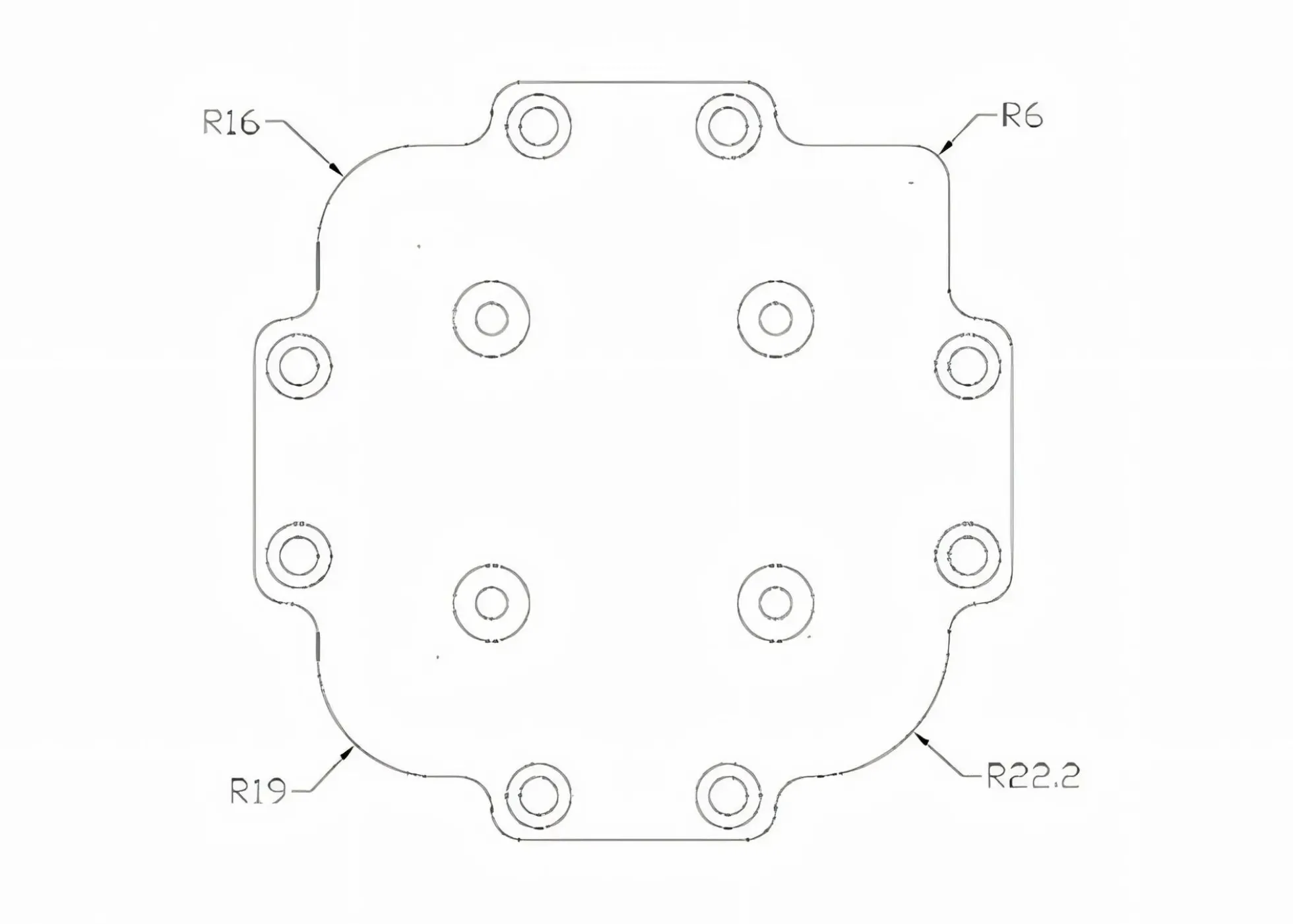 Frässchablonen Set für Außenradius