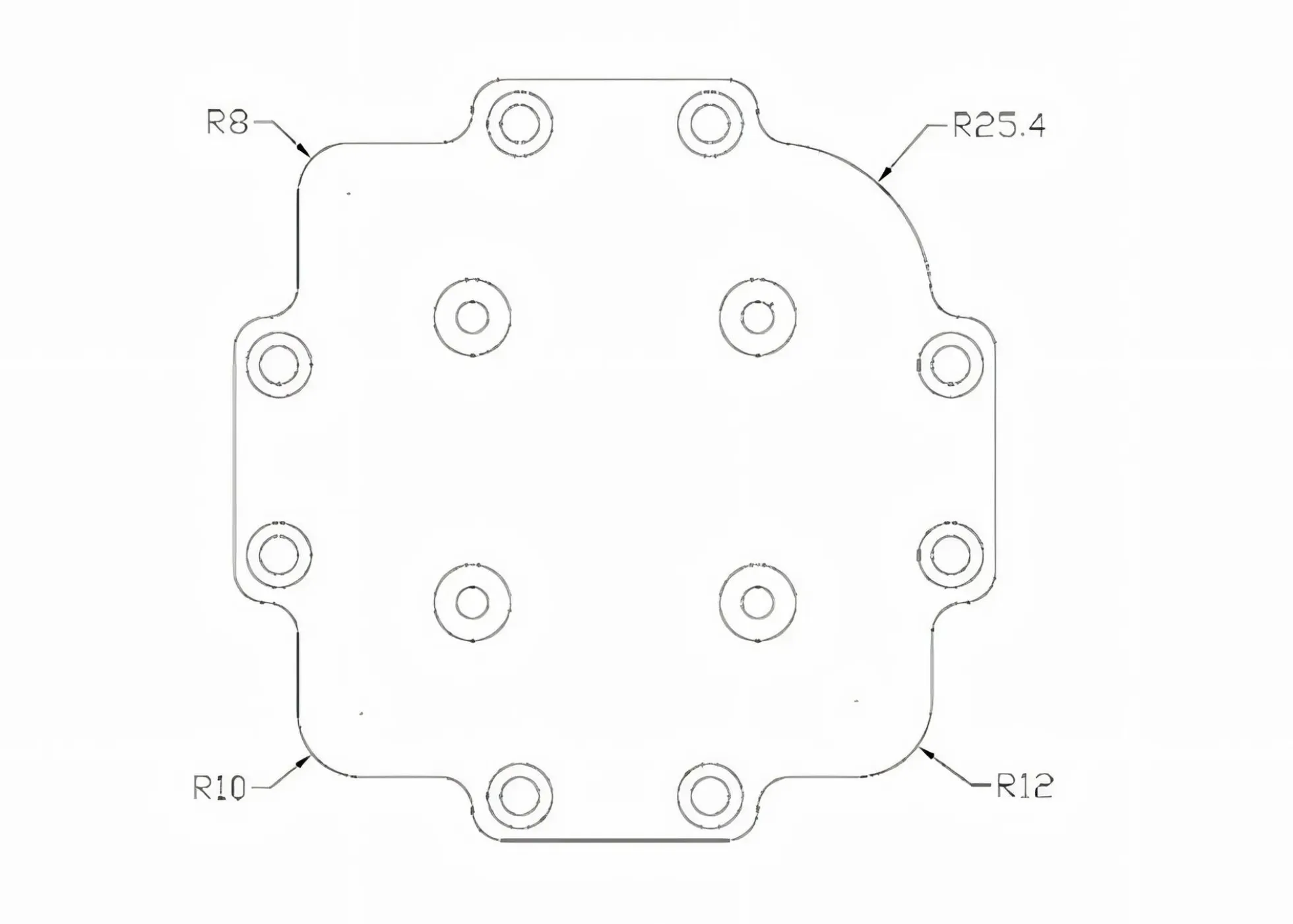 Frässchablonen Set für Außenradius