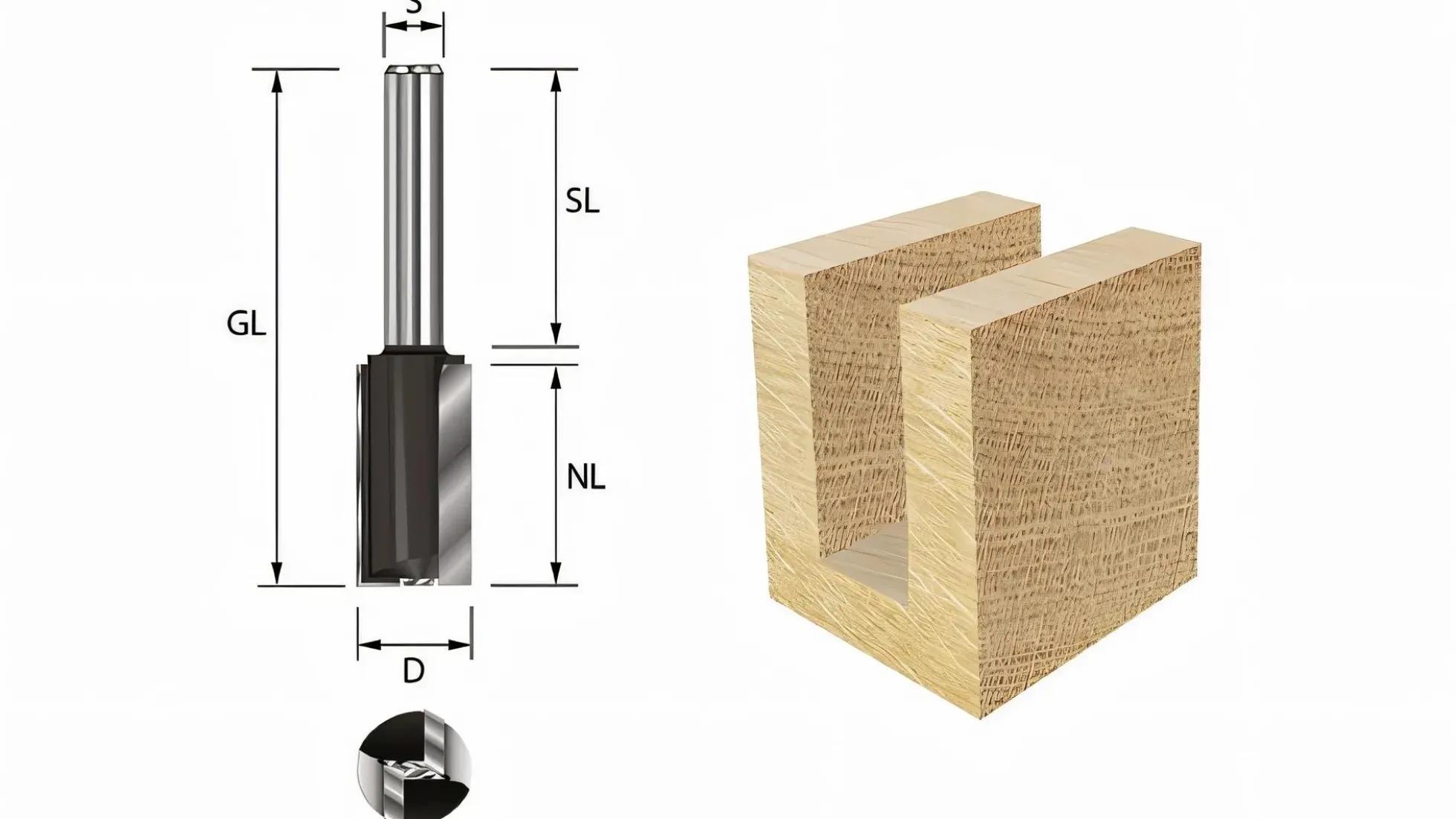 Frässchablonen-Set MFT inkl. Nutfräser und Bankhaken