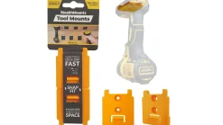 Gelbe StealthMounts Werkzeughalterungen für DeWalt XR, 4 St.