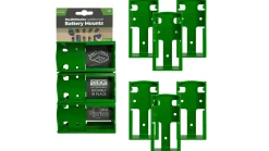 Grüne StealthMounts Akkuhalterungen für Festool 18V, 6 St.