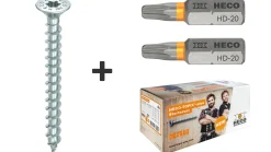 HECO-TOPIX-plus Senkkopf 4x35 + Bit HD-20