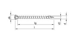 HECO-TOPIX-plus 4,0 x 70, Dielenschraube, Linsenkopf, T-Drive, VVG, A3K, 500 Stück