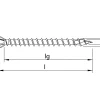 HECO-TOPIX-plus 4,5 x 80, Dielenschraube, Linsenkopf, T-Drive, VVG, A3K, 200 Stück