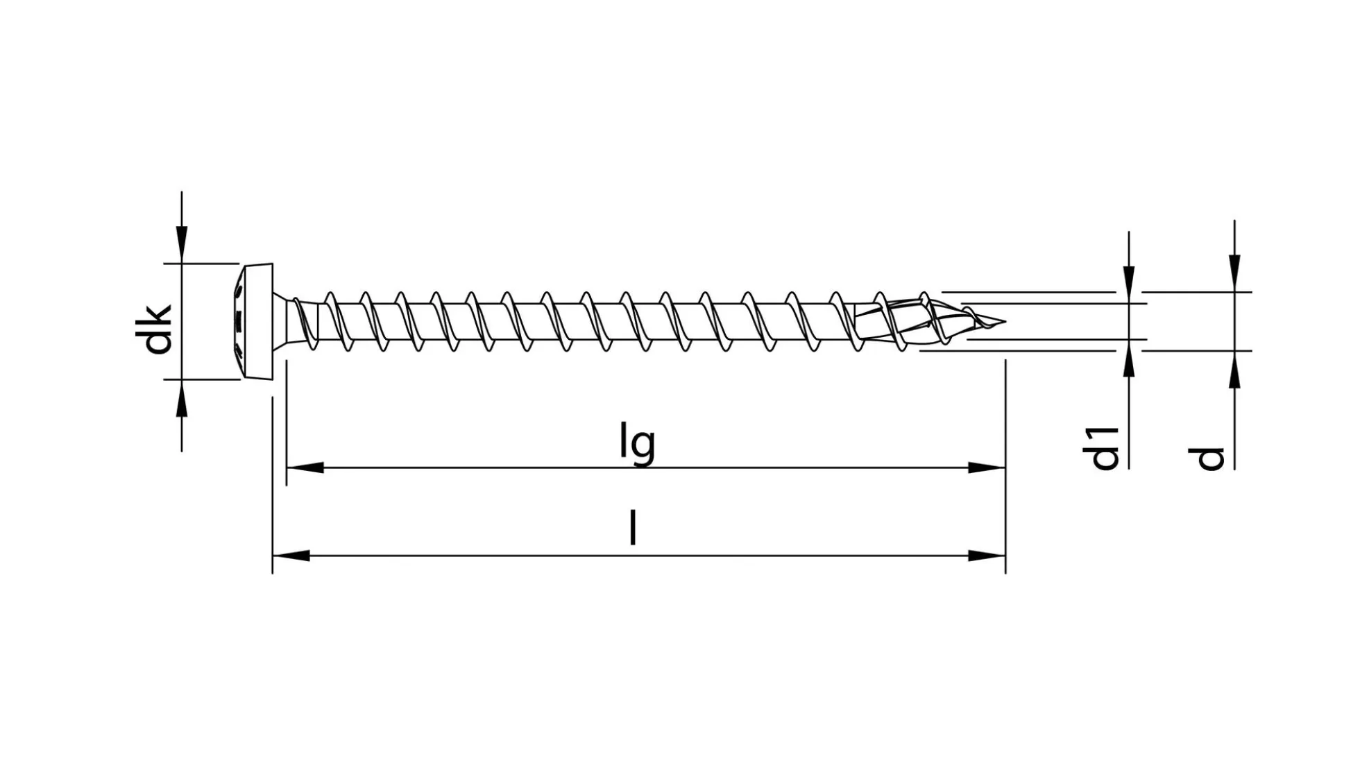 HECO-TOPIX-plus 4,5 x 50, Rundkopfschraube, T-Drive, VVG, A3K, 200 Stück