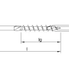 HECO-TOPIX-plus 6,0 x 90, Senkkopfschraube, HECO-Drive, TG, A3K, 100 Stück