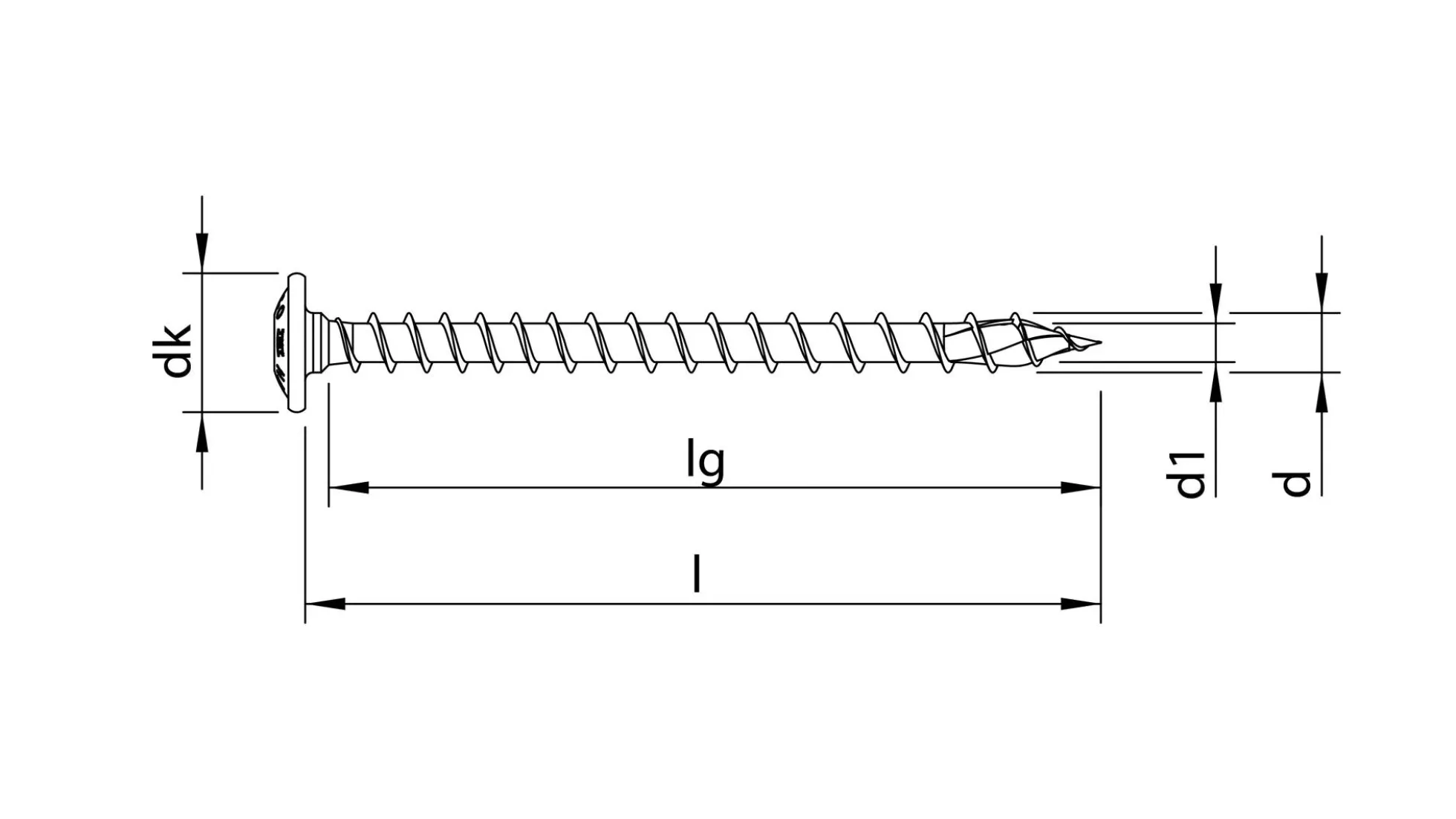 HECO-TOPIX-plus 6,0 x 80, Tellerkopfschraube, T-Drive, VVG, A3K, 100 Stück