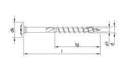 HECO-TOPIX-plus 6,0 x 100, Tellerkopfschraube, T-Drive, TG, A3K, 100 Stück