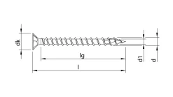 HECO-TOPIX-plus 4,5 x 60, Verlegeschraube, HECO-Drive, VVG, A3K, 200 Stück