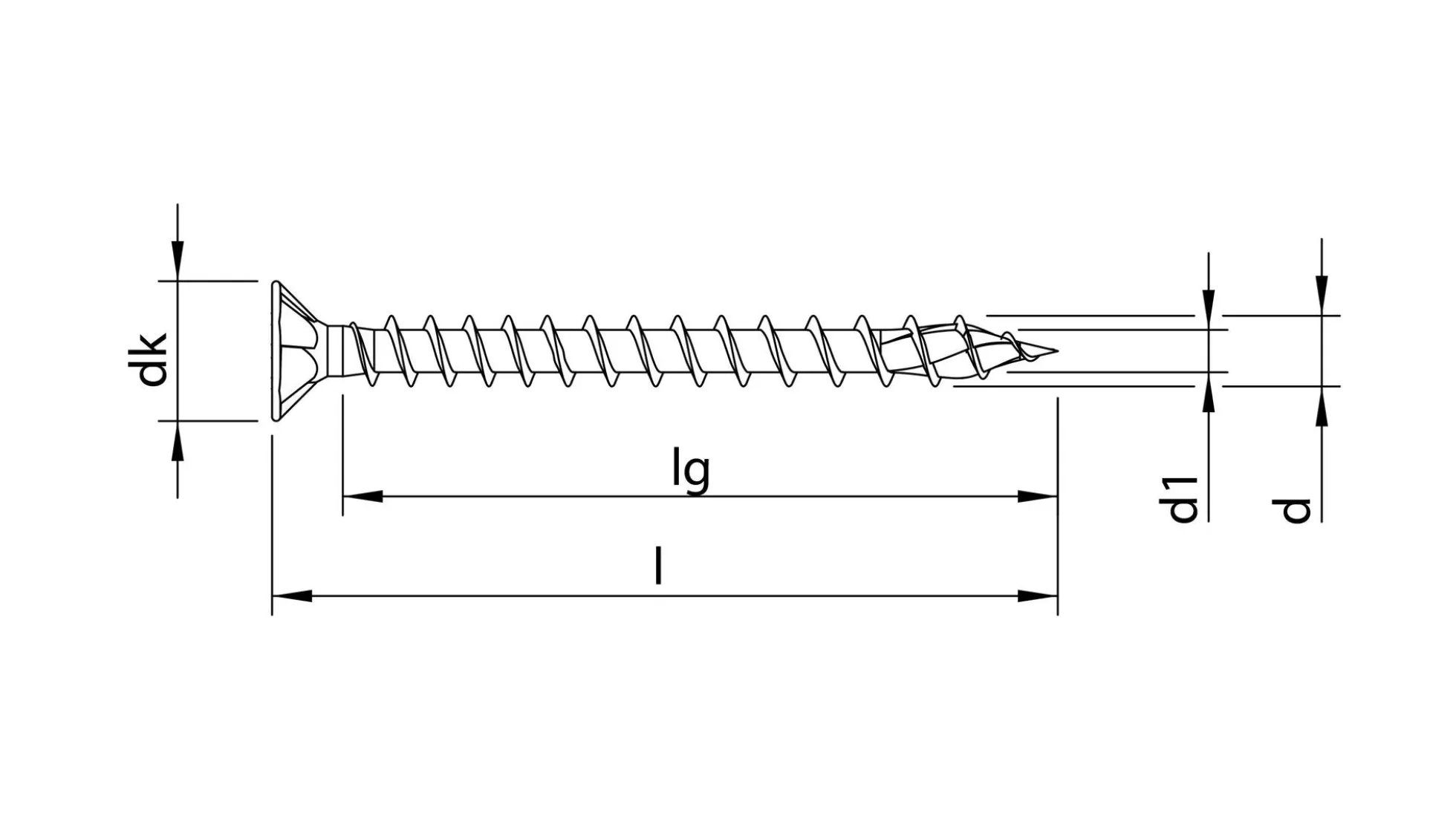 HECO-TOPIX-plus 4,5 x 60, Verlegeschraube, HECO-Drive, VVG, A3K, 200 Stück