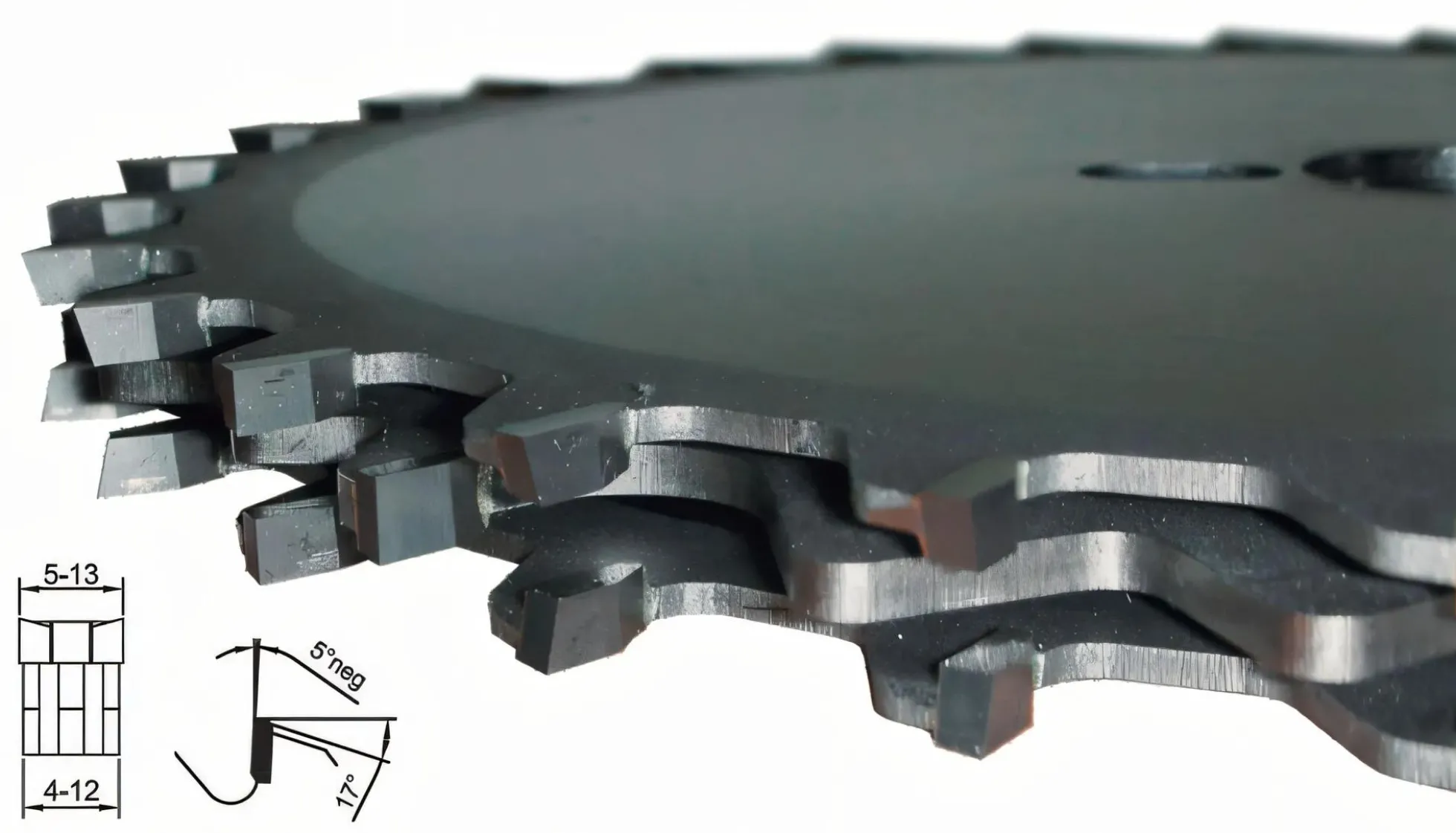 HM Dado Kreissägeblatt-Set zum Nuten D 200 mm
