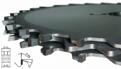 HM Dado Kreissägeblatt-Set zum Nuten D 250 mm