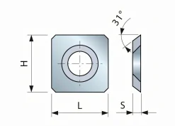 HM-Vorschneider 14 x 14 x 2 mm