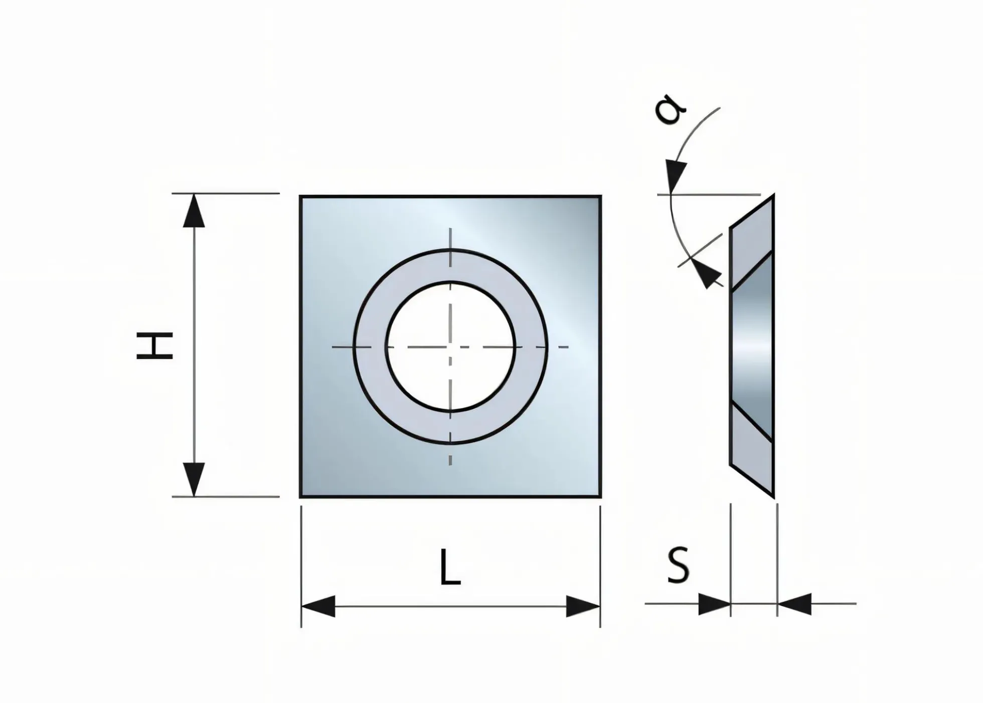 HM-Vorschneider 14 x 14 x 2 mm