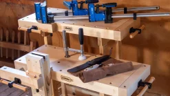 Hobelbank Sjöbergs JUNIOR/SENIOR mit Stechbeitel-Set