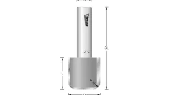 Hohlkehlfräser Kapillarfräser Ø 25 mm R5