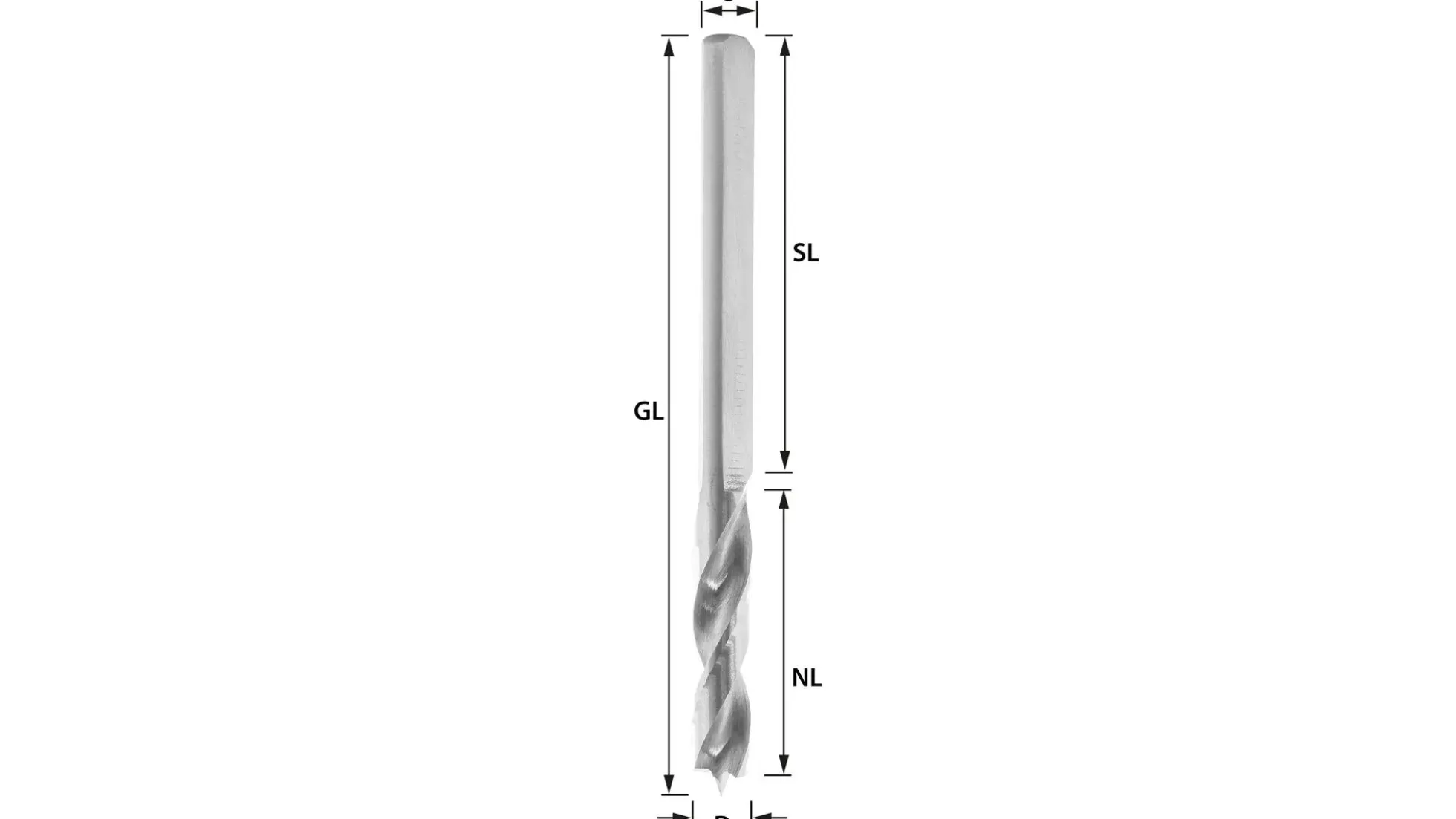 Holzspiralbohrer für Kreisschneider