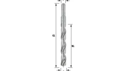 Holzspiralbohrer HSS-G Ø 6,0 mm - lang - 1 Stück