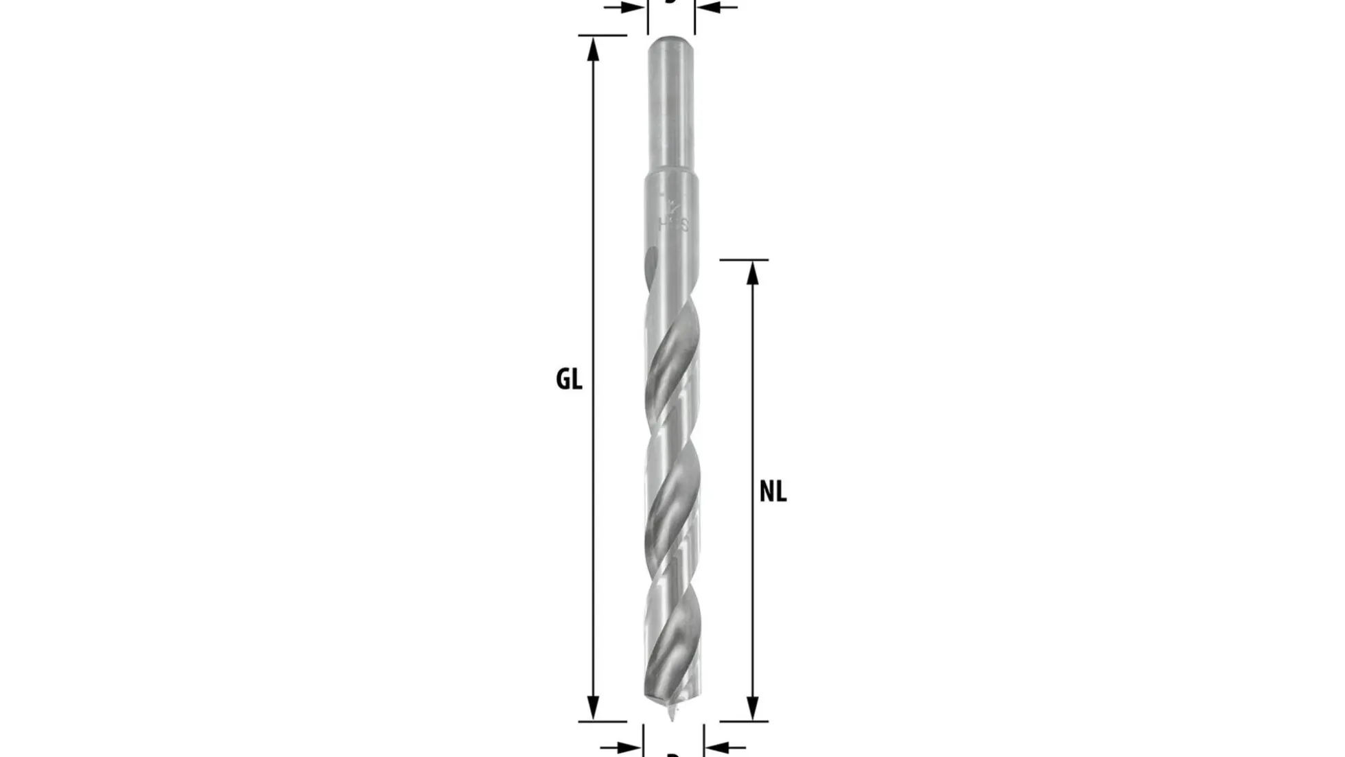 Holzspiralbohrer HSS-G Ø 6,0 mm - lang - 1 Stück