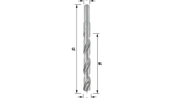 Holzspiralbohrer HSS-G Ø 5,0 mm - lang - 1 Stück