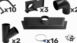 IGM Basis-Zubehörsatz für Absaugung Ø 100 mm